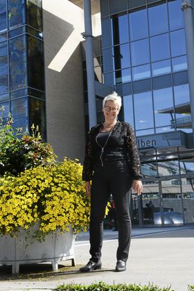 KONTORPLASS: Gro Herheim vil ha kontoret sitt på Kolben i tiden fremover..