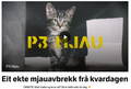 Faksimile fra nettsidene til P3..