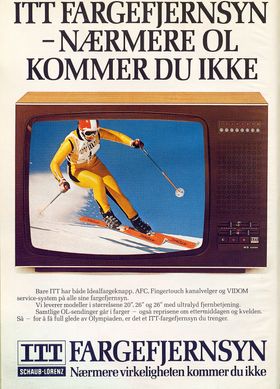 Annonse i Radiobransjen nr. 1/1976..
