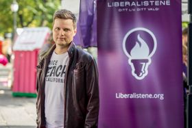 Arnt Rune Flekstad, leder av Liberalistene..