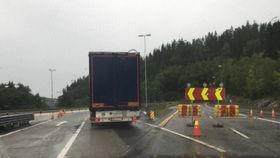TREG FLYT: Det kan være lurt å beregne ekstra tid hjem fra jobben i dag og i de neste månedene. Trafikken går litt senere enn vanlig under rehabiliteringsperioden..