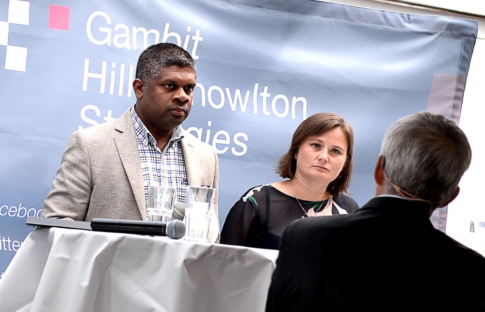 Tidligere statssekretær André Kolve (Frp), nå rådgiver i Gambit Hill + Knowlton Strategies. Her fra Arendalsuka i 2016.