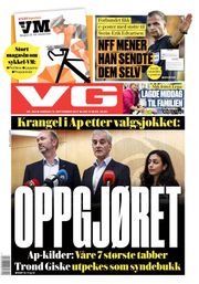 VGs forside onsdag.