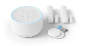 Nest Secure: Startpakke med fem deler.