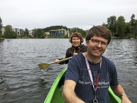 NYTT: BUA har også fått to kanoer man kan låne.
