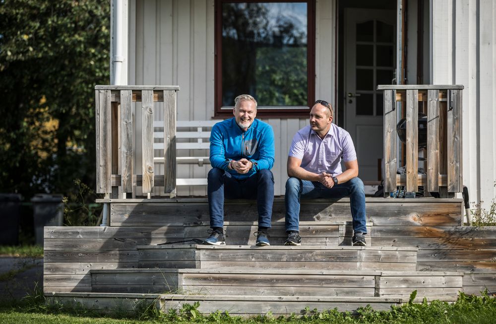 De har ulike ryddevaner, men mener de bor godt under samme tak. – Vi jobber jo litt ulike vakter, så det er egentlig ikke så ofte at vi tilbringer tid sammen i huset, forteller Asgeir.