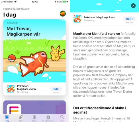 Nye App Store har blitt mer som et slags app-magasin der du får utførlige beskrivelser av store deler av innholdet. Du kan fortsatt søke direkte etter appen, eller gå via topplister.
