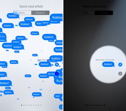 Vi venter fortsatt på AniMojis, men i mellomtiden kan vi eh, kose oss med nye iMessage-effekter.