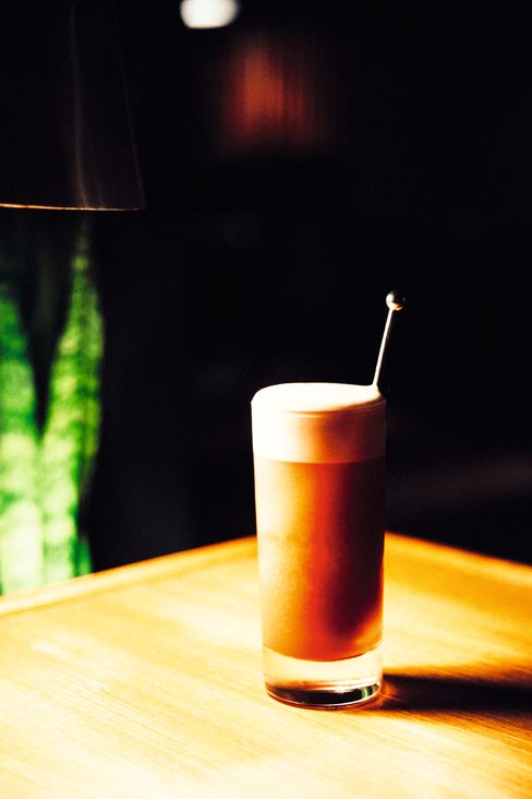Frederiksdal Fizz med cachaca og kirsebærlikør.