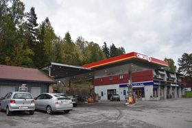 BLÅMANDAG: Circle K Kolbotn hadde en tøff start på uka.