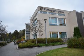 ALLE SKOLENE: Nå skal alle skolene i Oppegård ha personlige nettbrett og pc-er til sine elever. Her er Flåtestad skole.