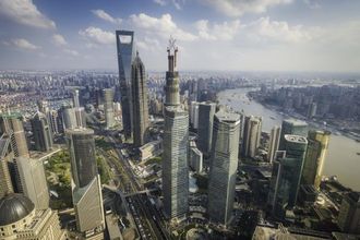 Kina, som her i Shanghai, er et raskt voksende marked for Capgemini.