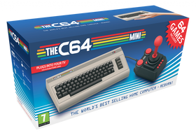 C64 Mini i boksen.