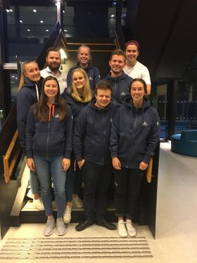 KLARE FOR STORINNRYKK: Styret for Studentleikane i Sogndal gler seg til det heile brakar laus.