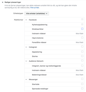 Har du kontroll på hvor Facebook-annonsene dine havner?