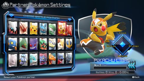 Alle Pokémon i Pokkén Tournament.