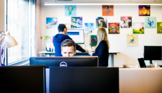 Fra Microsoft Development Centers lokaler i Torggata.