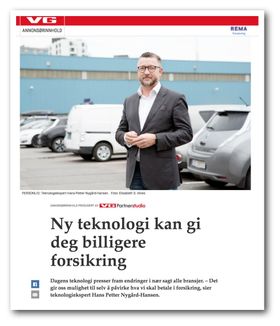 Native-annonsen på VG.no for Rema...