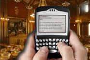 Politikere advares mot Blackberry