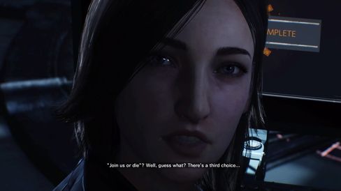 «And that's, ‘Fuck you!’» Manuset har også mye sitatvennlig dialog.