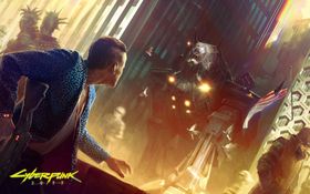 Konseptbilde fra Cyberpunk 2077.