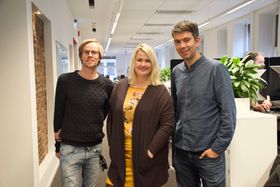 Framtidajunior.no-redaksjonen (frå venstre): Christian Wiik Gjerde, Janne Nerheim og Svein Olav B. Langåker.
