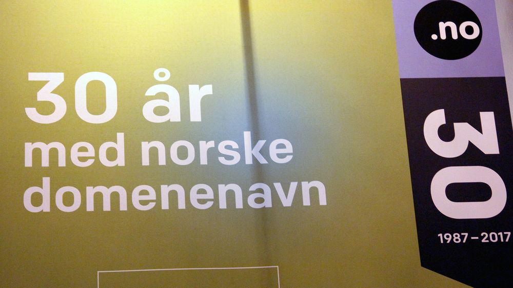 Norid markerte i dag at .no-domener nå har vært tilgjengelige i 30 år.