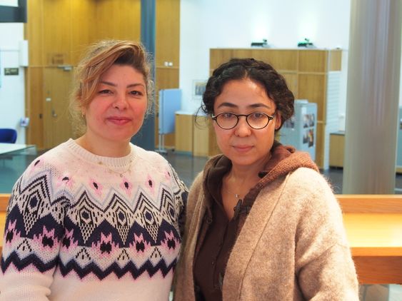KLARE FOR FEST: Salam Hussein og Merfu Abuduaini.