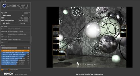 Med Cinebench måler vi både enkel- og flerkjerneytelse.