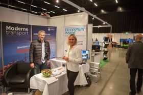 Moderne Transport er selvsagt på plass med egen stand. Det er bare å stikke innom - der kan du møte for eksempel David van Dort eller Trine Johannessen.