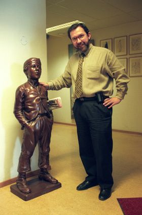 Harald Stanghelle - her som fersk sjefredaktør i Dagbladet i 1995.
