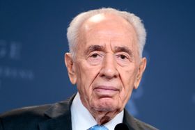 I 2014: Israels president Shimon Peres på norsk jord.