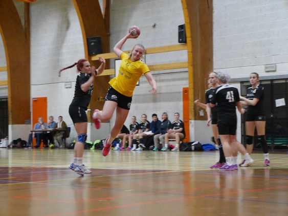 I AKSJON: Så langt i år har Oppegård tre seiere, blant annet mot Trøgstad/Eidsberg/Askim i Greverudhallen, hvor de vant 38-23.