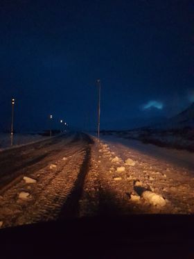 SLAPSEFØRE: Slik såg det ut på Hemsedalsfjellet ein time etter ulukka.