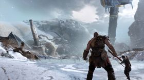 Far og sønn må traske gjennom kjølige, nordlige omgivelser i det neste God of War-spillet.