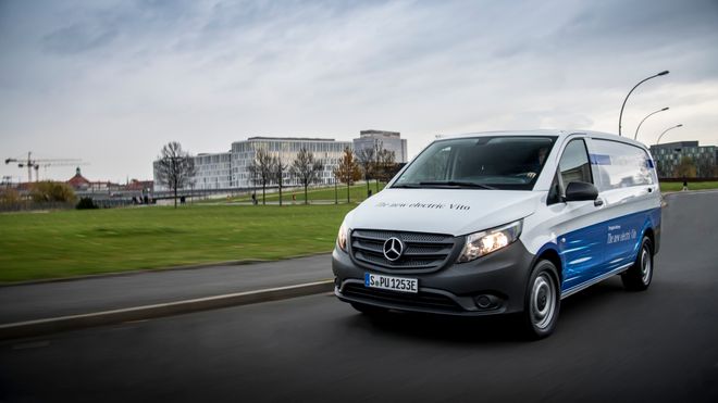 Alle varebilene fra Mercedes blir elektriske