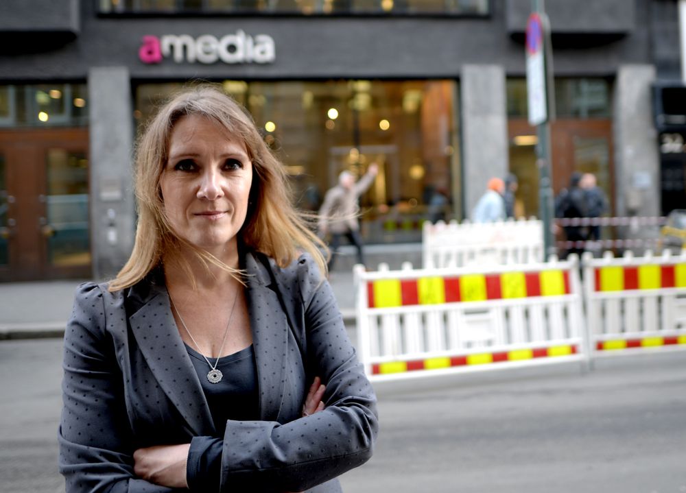 Konserntilligsvalgt Eva Stenbro i Amedia.