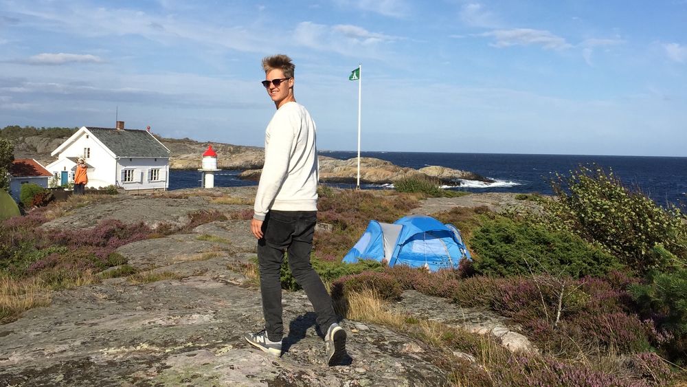 Eirik Lied jobber hos Kolonial.no, blant annet med programmering.