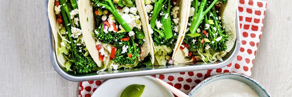 By på en morsom og smaksrik vegetarvri på tacoen