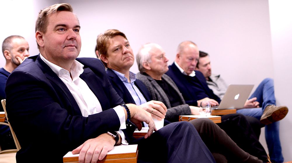 VANT PÅ STREIKEN: Bauer-sjef Lasse Kokvik og P4-sjef Kenneth Andresen fikk nye lyttere mens NRK-journalistene streiket. Noen av lytterne har blitt igjen.