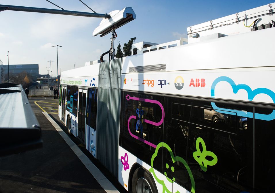 ABBs innovative lynladingsteknologi settes i kommersiell drift i Genève.