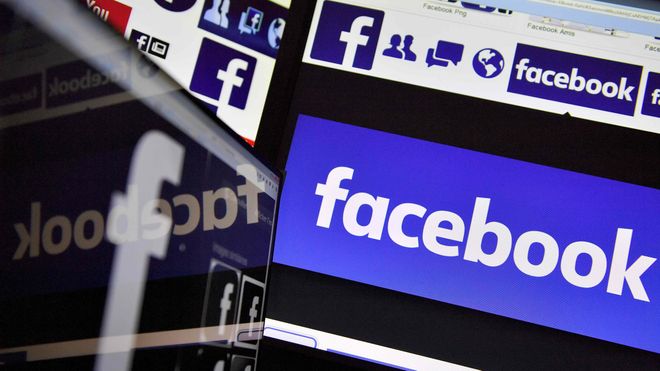 Fotografi av Facebook-logoer