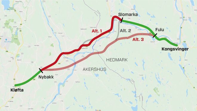 Bygget ni kilometer vei de ikke hadde trengt