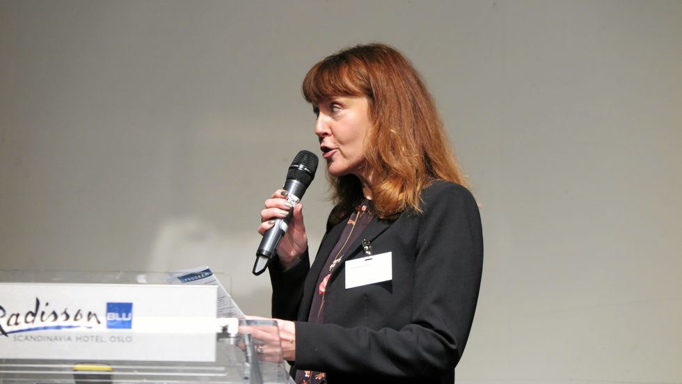 Hanna Rachel Broch er ansatt som utbyggingssjef i Sporveien fra 1. januar 2018. Arkivbilde fra Fjellsprengningskonferansen. Foto: Bjørn Eilert Eriksen