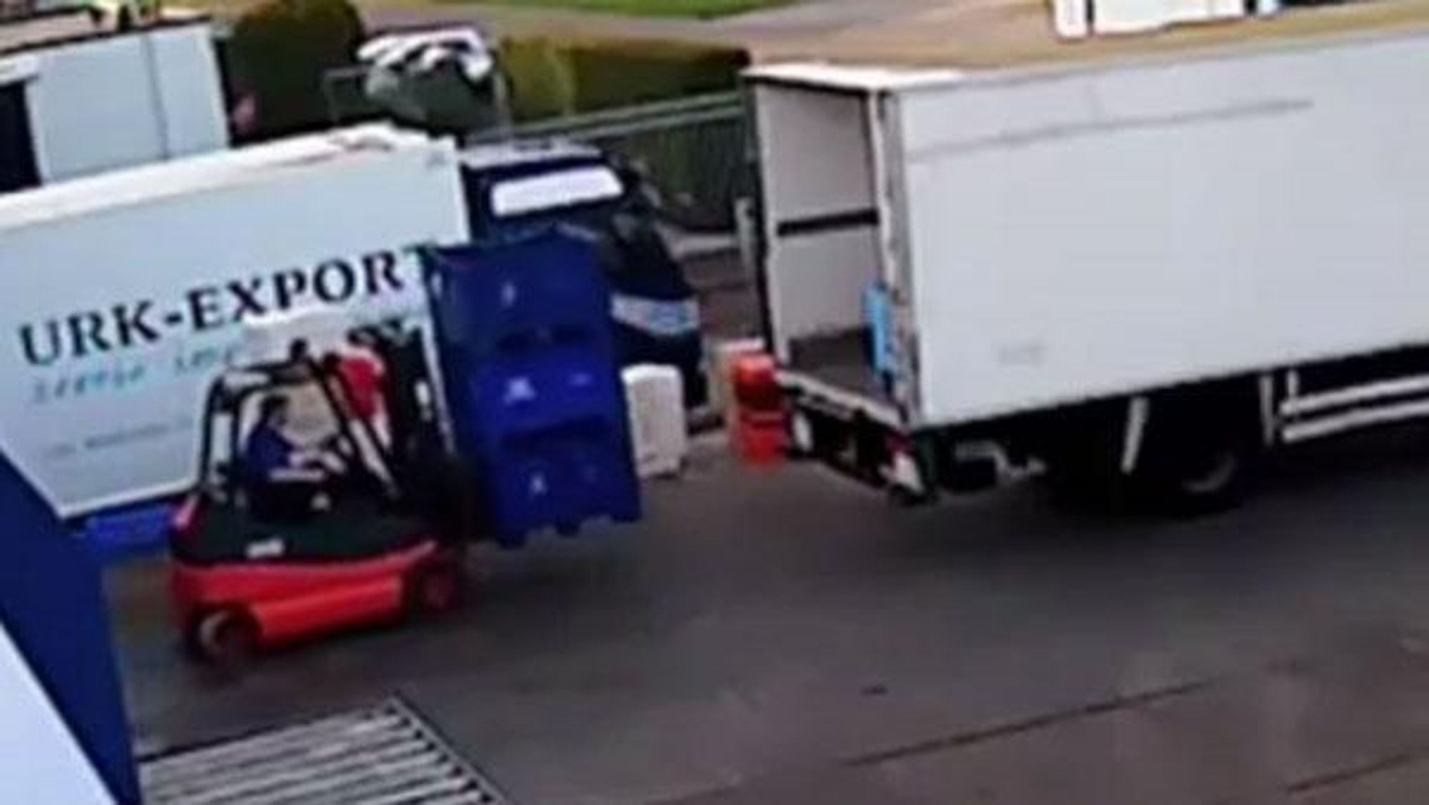 Truckføreren aner fred og ingen fare