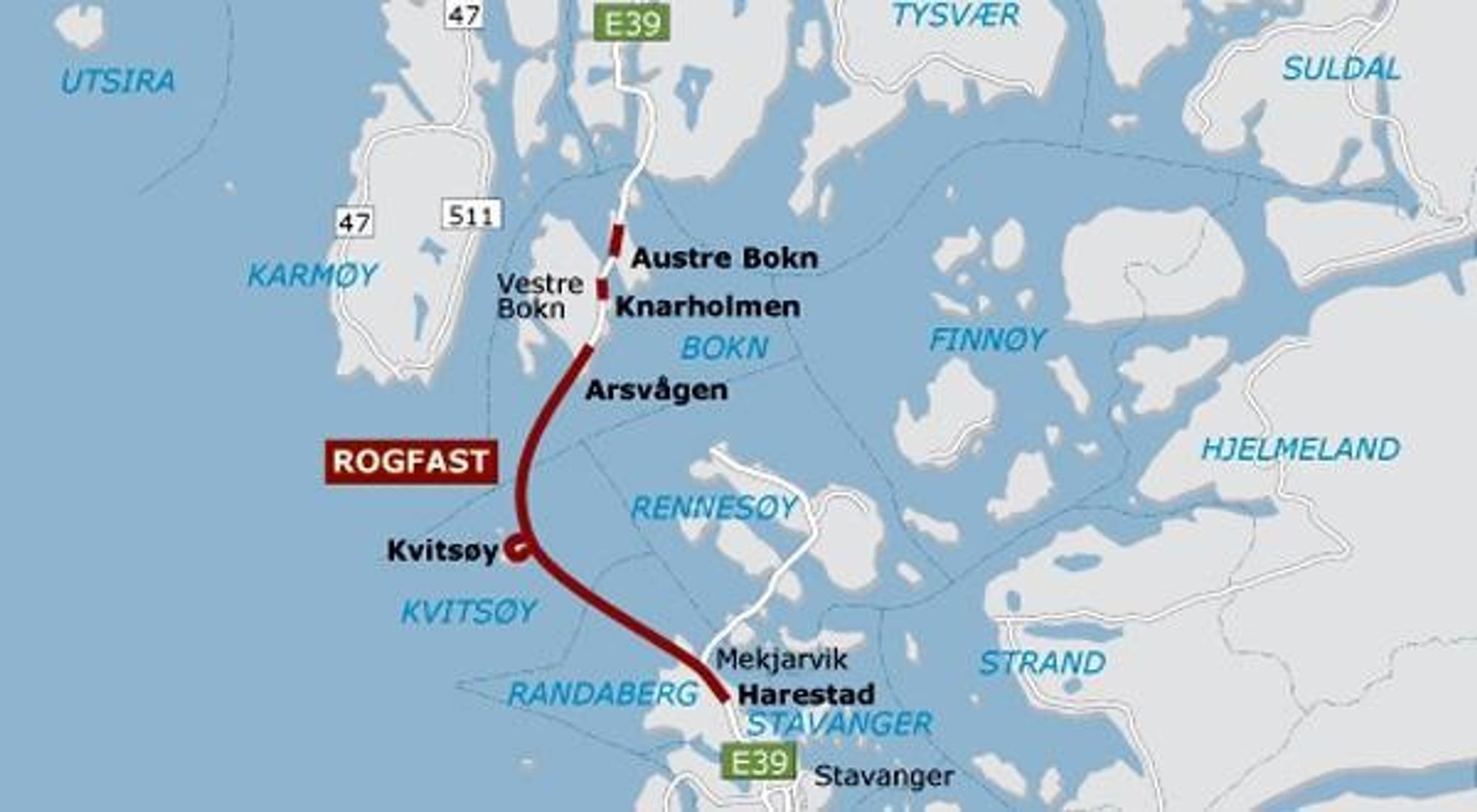 Prosjektering av Rogfast ut på anbud