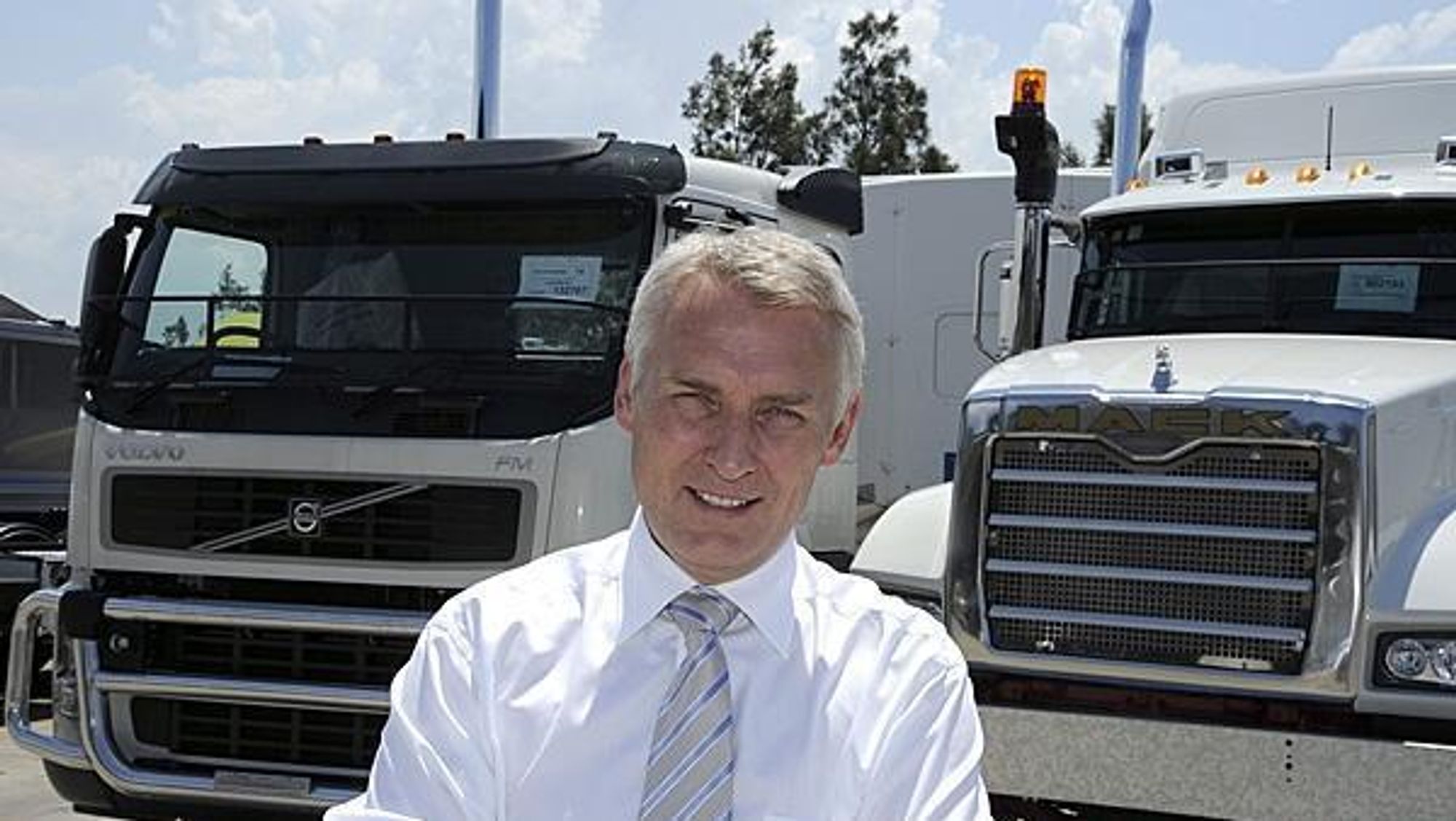 Arne Knaben har de siste årene vært sjef for Volvo Trucks i Australia.
