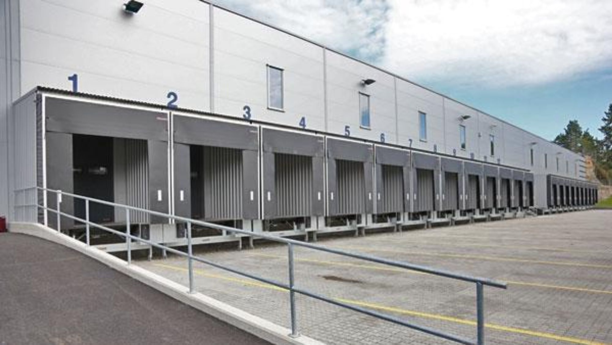 Dachsers nye terminal var formiddagsstille da AT.no var på besøk, men er i full drift.