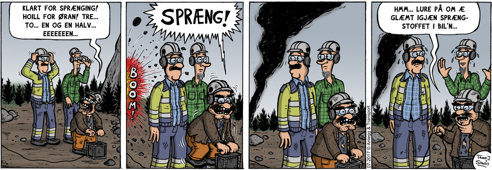Anleggsplassen, 2. februar 2018
