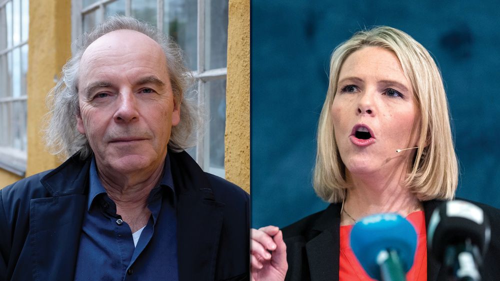 Terje Tvedt (t.v.) og Sylvi Listhaug tok feil i påstand om befolkningsveksten i Norge.
